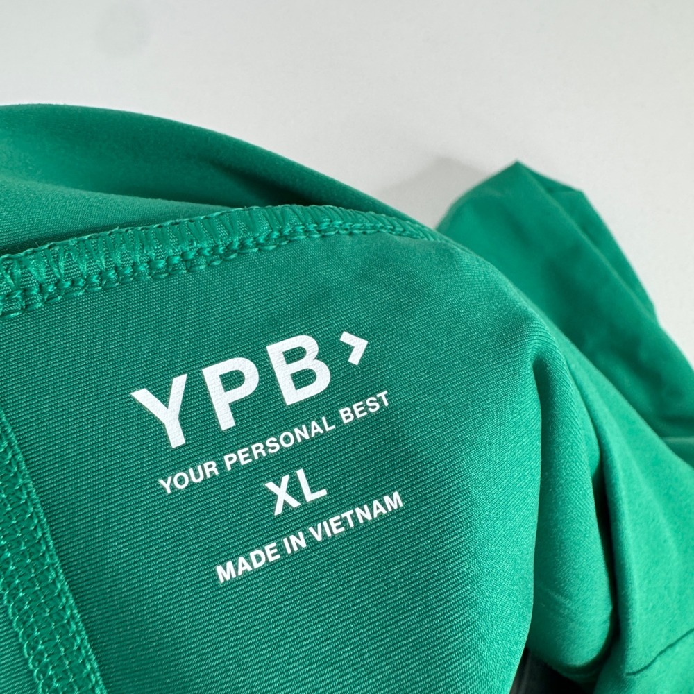 YPB Abercrombie Bubble Hem Mini Skirt Womens XL Green Tennis Golf Preppy Skort - Picture 7 of 11